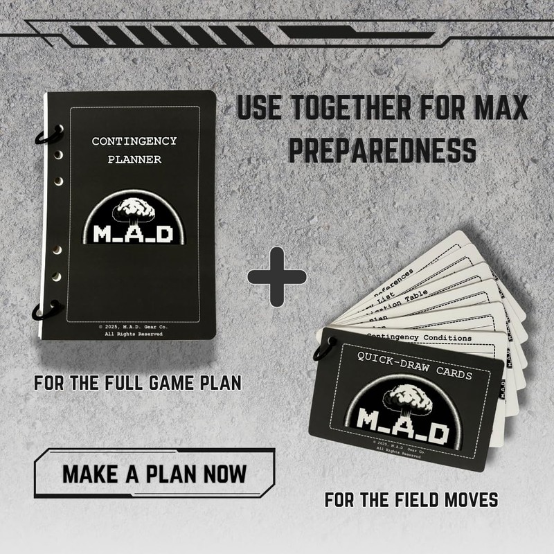 All-Weather Emergency Planner: Waterproof & Tear-Proof, for Family Safety &