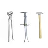 3 PCS Farrier Horse Hoof Nippers, Shoe Spreader and Hammer