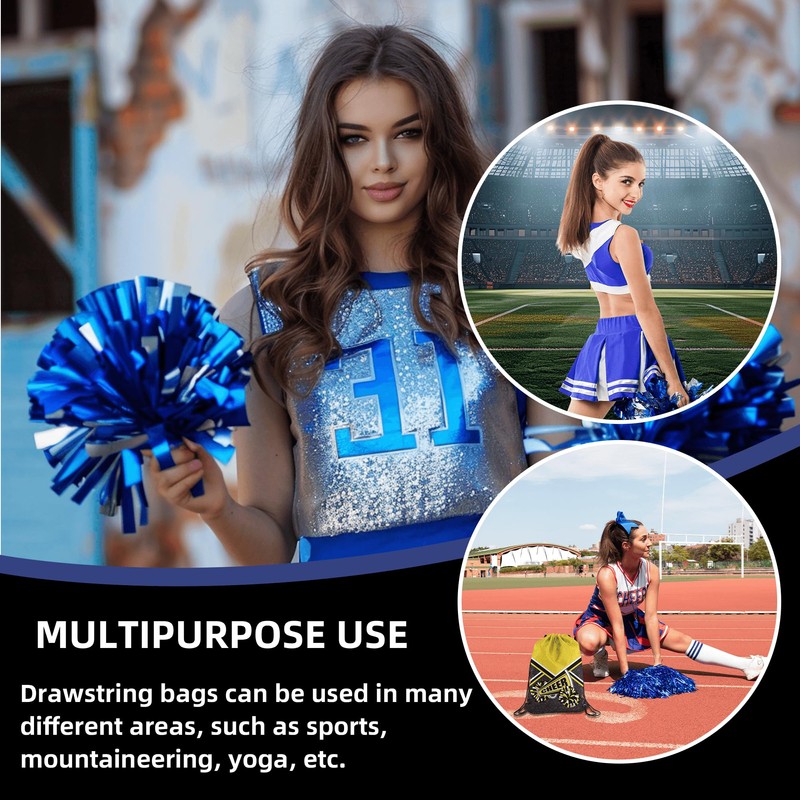Cheer Drawstring Backpack Cheerleading Drawstring Bag Cheer Accessories Gifts for