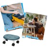 PATIKIL Low Rolling Stool with 360°Swivel Wheels for Cleaning Kitchen