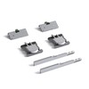 DecorAndDecor Sliding Wardrobe Door Track Gear Kit with Soft Close