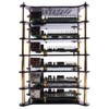 GeeekPi 6-Layers Raspberry Pi Cluster Case, Stackable Rack with Heatsink