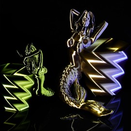 Gratkit Silk Tri-Color PLA Filament，Coextrusion PLA Filament 1.75mm, +/-0.03mm, 1KG/Roll, Silk PLA Gold & Purple & Black