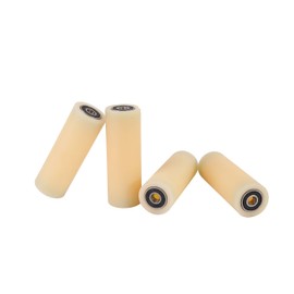 Smart Machines Pack of 4 Nylon Polyamide Wheels 35mm Diameter 100mm Wide 8mm Bearings Precisely Made in EU (35-100-8)
