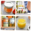 SAFIGLE 6-pack 250ml Travel Dispensing Bottles Set Leakproof Plastic Jars