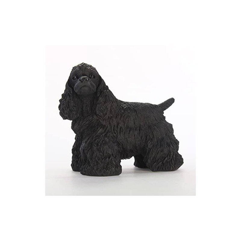 Black Cocker Spaniel Figurine