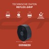 CONTEC CT 03199996 Handlebar Tape Reflex Grip Black 200 mm