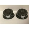 Elite Entertainment 2 Speakers Blue LED w/ Step Light Black