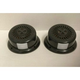 Elite Entertainment  2 Speakers Blue LED w/ Step Light Black Marine 5 1/4" Flush Mount Waterproof UV