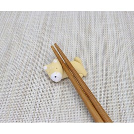 Craftmanhouse Ceramic Chopsticks Rest Shiba Inu Nenne