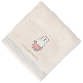Jill Stuart Handkerchief Women's Towel Handkerchief 07601204 Handkerchief Female with Miffy Women's, White [C]