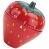 FUNOMOCYA Kitchen Cooking Timer Cartoon Strawberry Shape Mechanical Timer for