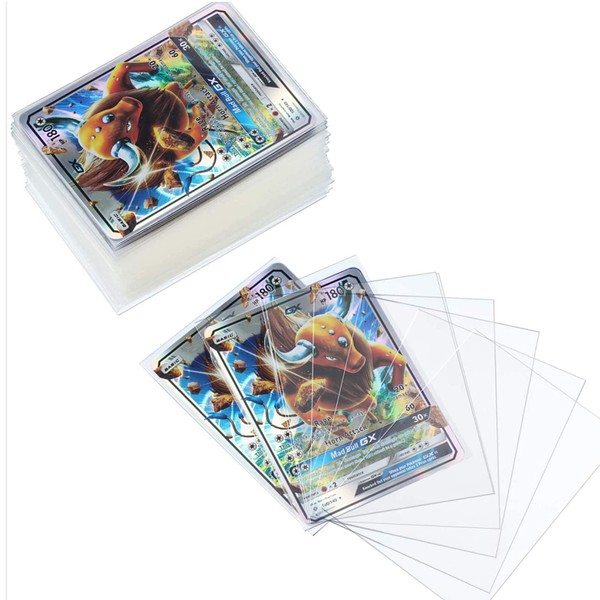 200 Pieces Card Sleeves, Standard Size Board Game Card Sleeves, Trading Card Sleeves Protectors Compatible with The Gathering MTG, 2.6 x 3.6 Inch