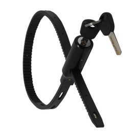 Urban August - Cerradura ajustable con cierre para gabinete, refrigerador, bicicleta, carriola, casco, patineta, equipaje, cerradura de puerta francesa con llave multiusos, cerradura de nevera de