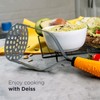 Deiss PRO Heavy Duty Stainless Steel Potato Masher with Non-Slip