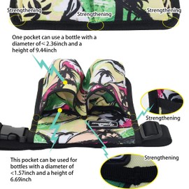 YOURUIMEI Massage Bottle Bag assage Oil Bag Massage Therapist Holster Massage Lotion Holster Massage Oil Holster (YR-2KD-YeShu