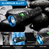 UEQIOV Dive Light Scuba Diving Flashlight Dive Torch Rechargeable,3500Lumens 6