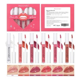 Set De Pintalabios Transparentes Clear Lip Gloss Set 2,5 Ml