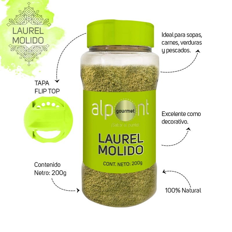 Alpont Laurel molido. 200 g