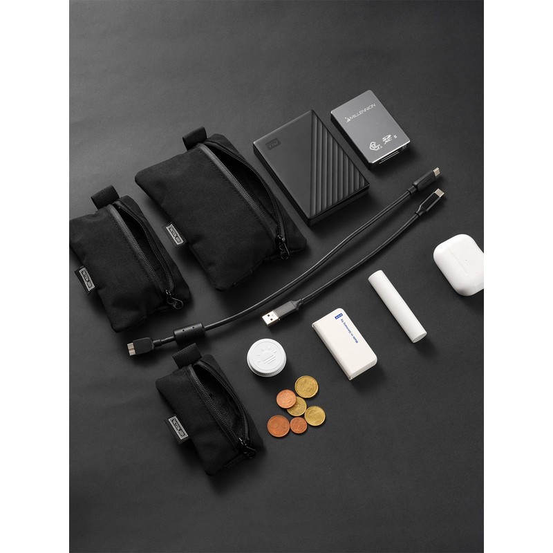 TACTICAL GEEK Storage A5 EDC Storage Bag Set, Multipurpose Hooks