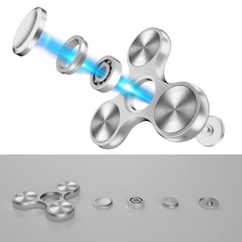 Fidget Spinners Toy, 3-8 Min Spins Time Stainless Steel Bearing Metal Fidget Spinner, EDC ADHD Stress Anxiety Relieves Fidgets Finger Toys, Novelty Toy for Kids and Adults