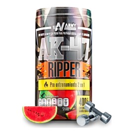 Pre Entreno + Quemador 2 En 1 Suplemento Ak-47 Ripper 40 Ser