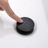 Matte Black ABS Pop Up Sink Drain with Overflow for
