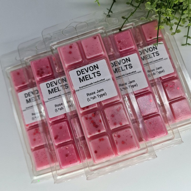 Devon Melts - Rose Jam (L*sh Type) - Highly Scented