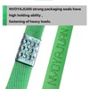 NVOYAJUAN Packaging Strapping Open Convex Seals for 1/2" Strap Width