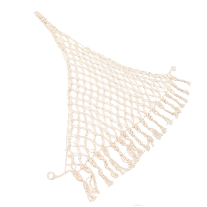 Stuffed Animal Hammock Hand Knitted Bohemian Style Cotton Rope Widely