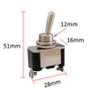 Mintice Pack of 5 Black Cover Car Toggle Switch Rocker