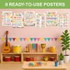 Lalunia 6 Pcs Music Classroom Posters (11"x16") - Why Music