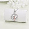 VONALA Girls and Horse Necklace for Girls 925 Sterling Silver