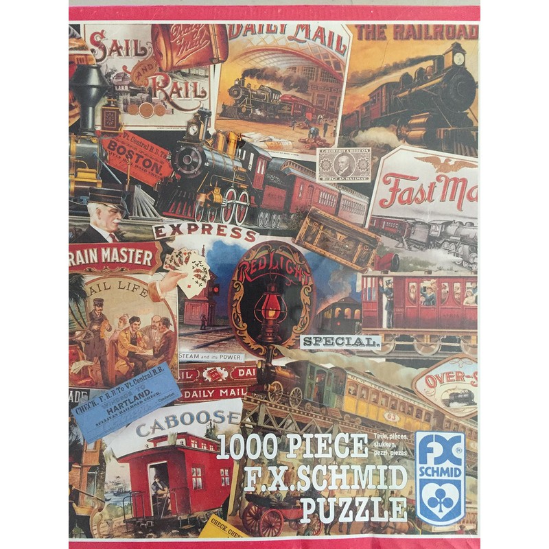 All Aboard 1000 Piece Schmid Puzzle