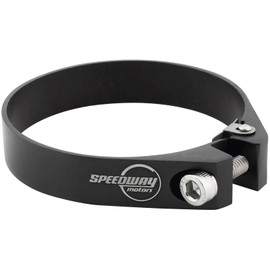 Custom Billet Aluminum Radiator Hose Clamp, 1.5 Inch, Black