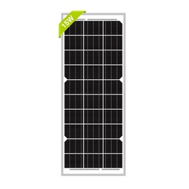 Newpowa 15 Watt 12 Volt Small Solar Panel, 15W 12V Mono High Efficiency Solar Module for Battery Charging, Security Camera, Automatic Gate, Chicken Coop, Boat, Off-Grid Applications