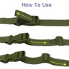 JETEDC Molle Suitcase Belt, Load Collapse Prevention, Belt 10 Set,