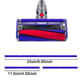ANBOO 9 x Pl1schstreifen, Weiches Pl1schstreifen-Zubeh?r f1r Dyson V6 V7 V8 V10 V12 V15 DC58 DC59 DC62 DC72 DC74 Staubsauger Reinigungsk?pfe Ersatzteile
