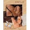 Daiweiyox 14pares Aretes Mujer De Acero Inoxidable Para Piercing Oreja