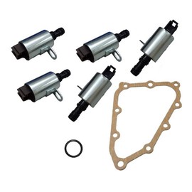 SINS - Accord Crosstour CR-V Element ILX RSX TSX Transmission Shift Solenoid Kit(5pcs/set) with Gasket and O-Ring 28400-PRP-004 28500-PRP-004