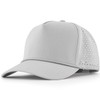 Falidem 5-Panel Quick Dry Trucker Hat, Laser Cut Mesh Snapback
