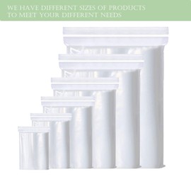 Large Thickening Grip Seal Bags,Poly Zip Lock Bags Sealable Zip Bags Resealable Clear Plastic Bags,Sealed Storage Pouches for Kitchen Storage,Jewellery,DIY,Office Stationery Storage Bag 24*36cm 25pcs