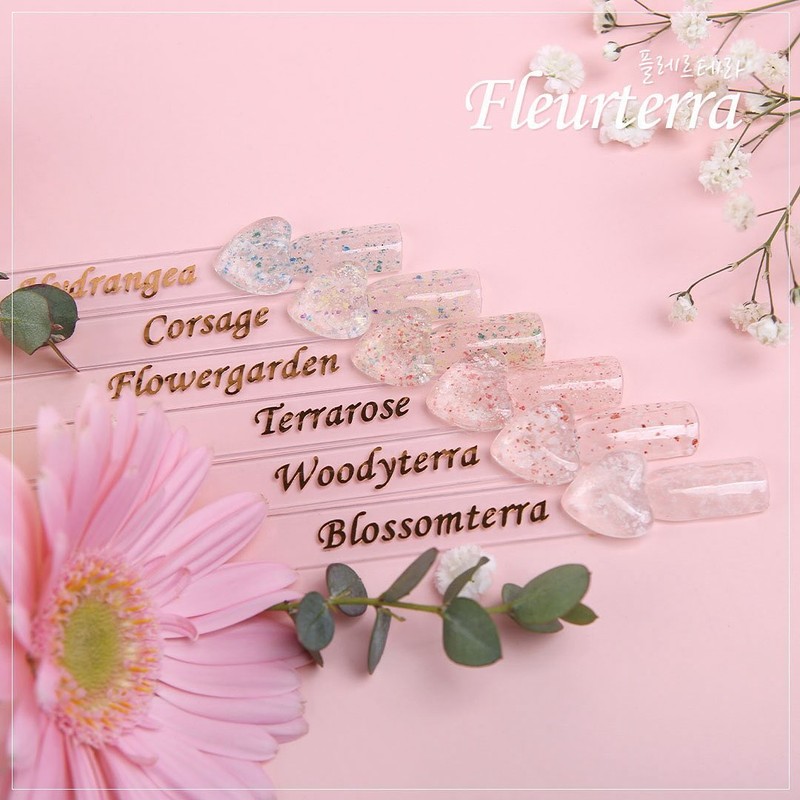 Jello Jello Fleurterra Flower Terrazzo Flake Gel Single Item /