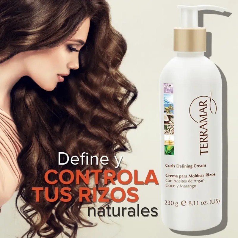 Crema Original Para Definir y Moldear Rizos Terramar