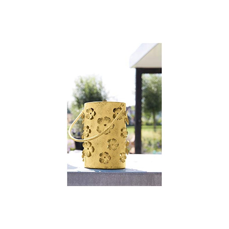 Luxform Lighting Daisy Flower LED Solar Lantern (Yellow)