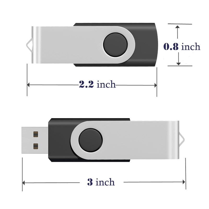 4GB USB Stick Swivel Flash Memory Drive USB Mmemory Sticks,