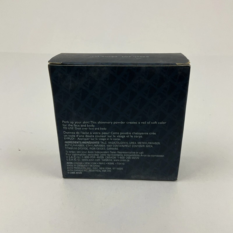 AVON Loose Shimmer Powder Puff Peach Peche New Old Stock