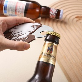 ARFUKA Flaschenöffner Barkeeper Bierflaschenöffner Bieröffner Kapselheber Kühlschrank Magnet Kronkorkenöffner in Eagle Design für Haus Party Bar