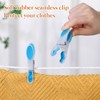 30 Packs Pastels Soft Grip Clothes Pegs,Laundry Pegs,Clothespins,No Damaging Peg