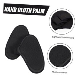 BESPORTBLE 3pairs Portable Fitness Grip Pads Comfortable Half Finger for Weight Lifting and Exercise Anti- Palm and Breathable Design for Strength Training and Workouts